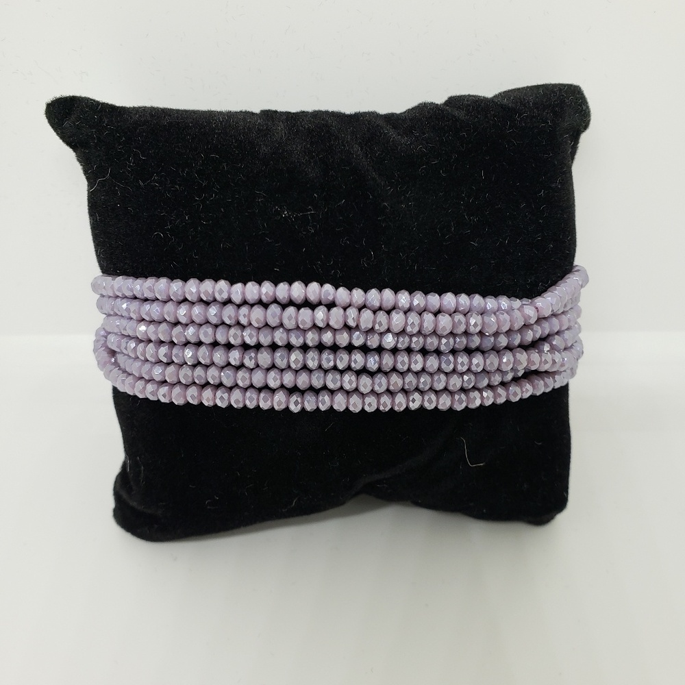 Multi strand bracelet (lavender)